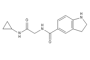 N-[2-(cyclopropylamino)-2-keto-ethyl]indoline-5-carboxamide