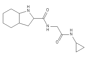 N-[2-(cyclopropylamino)-2-keto-ethyl]-2,3,3a,4,5,6,7,7a-octahydro-1H-indole-2-carboxamide