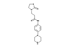 3-(2-ketothiazolidin-3-yl)-N-(4-piperazinophenyl)propionamide