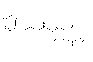 N-(3-keto-4H-1,4-benzoxazin-7-yl)-3-phenyl-propionamide