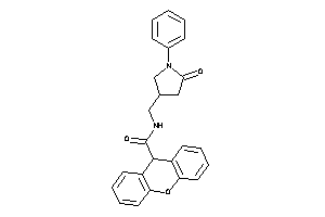 Image of N-[(5-keto-1-phenyl-pyrrolidin-3-yl)methyl]-9H-xanthene-9-carboxamide