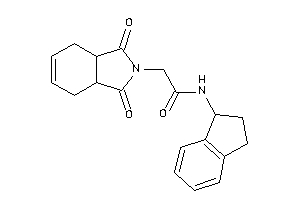 2-(1,3-diketo-3a,4,7,7a-tetrahydroisoindol-2-yl)-N-indan-1-yl-acetamide