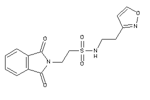 N-(2-isoxazol-3-ylethyl)-2-phthalimido-ethanesulfonamide