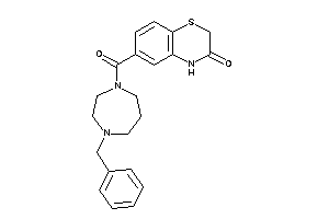 6-(4-benzyl-1,4-diazepane-1-carbonyl)-4H-1,4-benzothiazin-3-one