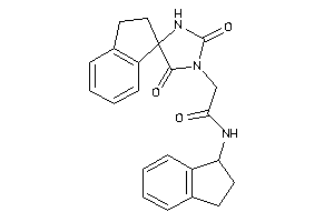 2-(2,5-diketospiro[imidazolidine-4,1'-indane]-1-yl)-N-indan-1-yl-acetamide