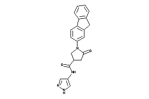 1-(9H-fluoren-2-yl)-5-keto-N-(1H-pyrazol-4-yl)pyrrolidine-3-carboxamide