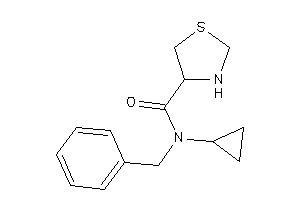 N-benzyl-N-cyclopropyl-thiazolidine-4-carboxamide