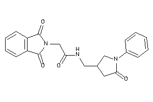 Image of N-[(5-keto-1-phenyl-pyrrolidin-3-yl)methyl]-2-phthalimido-acetamide