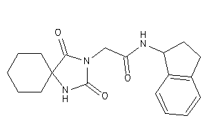 2-(2,4-diketo-1,3-diazaspiro[4.5]decan-3-yl)-N-indan-1-yl-acetamide