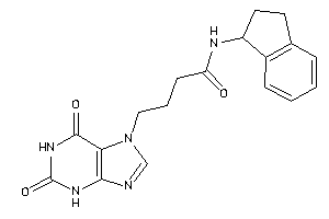 4-(2,6-diketo-3H-purin-7-yl)-N-indan-1-yl-butyramide