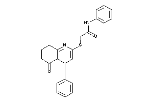 Image of 2-[(5-keto-4-phenyl-4a,6,7,8-tetrahydro-4H-quinolin-2-yl)thio]-N-phenyl-acetamide