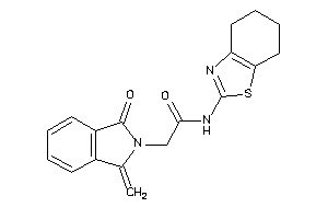 2-(1-keto-3-methylene-isoindolin-2-yl)-N-(4,5,6,7-tetrahydro-1,3-benzothiazol-2-yl)acetamide