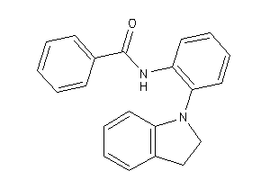 N-(2-indolin-1-ylphenyl)benzamide