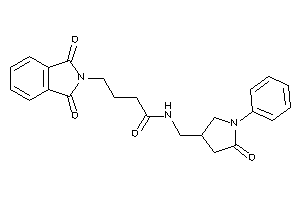 Image of N-[(5-keto-1-phenyl-pyrrolidin-3-yl)methyl]-4-phthalimido-butyramide