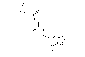 Image of 2-benzamidoacetic Acid (5-ketothiazolo[3,2-a]pyrimidin-7-yl)methyl Ester