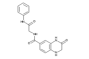 N-(2-anilino-2-keto-ethyl)-3-keto-2,4-dihydro-1H-quinoxaline-6-carboxamide