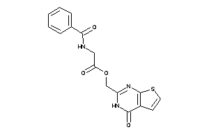 2-benzamidoacetic Acid (4-keto-3H-thieno[2,3-d]pyrimidin-2-yl)methyl Ester