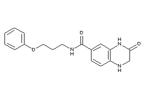 3-keto-N-(3-phenoxypropyl)-2,4-dihydro-1H-quinoxaline-6-carboxamide