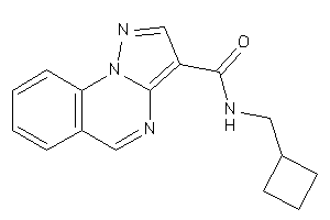 Image of N-(cyclobutylmethyl)pyrazolo[1,5-a]quinazoline-3-carboxamide