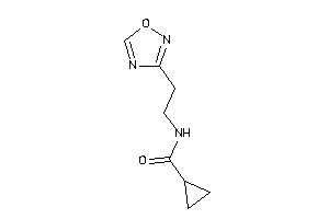 N-[2-(1,2,4-oxadiazol-3-yl)ethyl]cyclopropanecarboxamide
