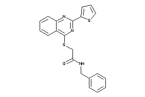 N-benzyl-2-[[2-(2-thienyl)quinazolin-4-yl]thio]acetamide