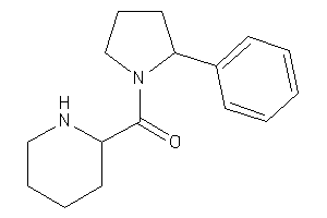 (2-phenylpyrrolidino)-(2-piperidyl)methanone