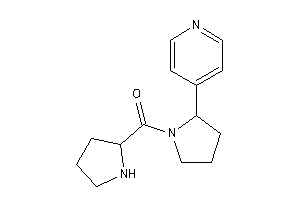 Image of [2-(4-pyridyl)pyrrolidino]-pyrrolidin-2-yl-methanone