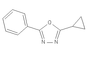 2-cyclopropyl-5-phenyl-1,3,4-oxadiazole