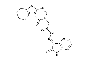 N-[(2-ketoindolin-3-ylidene)amino]-2-(4-keto-5,6,7,8-tetrahydrobenzothiopheno[2,3-d]pyrimidin-3-yl)acetamide