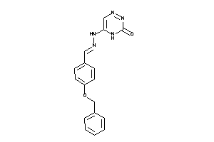 5-[N'-(4-benzoxybenzylidene)hydrazino]-4H-1,2,4-triazin-3-one