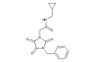 2-(3-benzyl-2,4,5-triketo-imidazolidin-1-yl)-N-(cyclopropylmethyl)acetamide