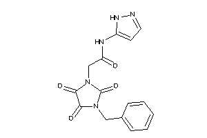 2-(3-benzyl-2,4,5-triketo-imidazolidin-1-yl)-N-(1H-pyrazol-5-yl)acetamide