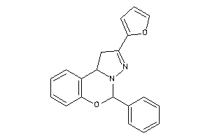 2-(2-furyl)-5-phenyl-5,10b-dihydro-1H-pyrazolo[1,5-c][1,3]benzoxazine