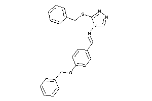 (4-benzoxybenzylidene)-[3-(benzylthio)-1,2,4-triazol-4-yl]amine