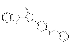 N-[4-[3-(1H-benzimidazol-2-yl)-4-keto-2-pyrrolin-1-yl]phenyl]benzamide