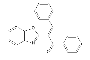 2-(1,3-benzoxazol-2-yl)-1,3-diphenyl-prop-2-en-1-one