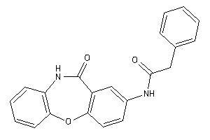 Image of N-(6-keto-5H-benzo[b][1,5]benzoxazepin-8-yl)-2-phenyl-acetamide