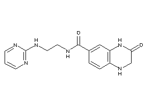 3-keto-N-[2-(2-pyrimidylamino)ethyl]-2,4-dihydro-1H-quinoxaline-6-carboxamide