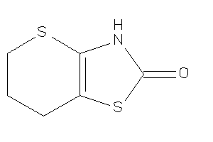 Image of 3,5,6,7-tetrahydrothiopyrano[2,3-d]thiazol-2-one