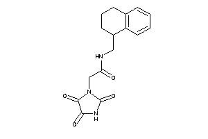 N-(tetralin-1-ylmethyl)-2-(2,4,5-triketoimidazolidin-1-yl)acetamide