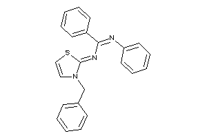 N-(3-benzyl-4-thiazolin-2-ylidene)-N'-phenyl-benzamidine