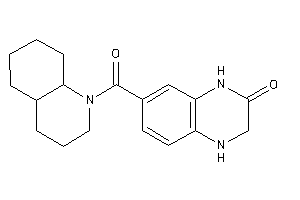 7-(3,4,4a,5,6,7,8,8a-octahydro-2H-quinoline-1-carbonyl)-3,4-dihydro-1H-quinoxalin-2-one