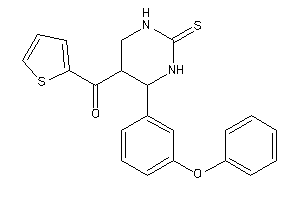 [4-(3-phenoxyphenyl)-2-thioxo-hexahydropyrimidin-5-yl]-(2-thienyl)methanone