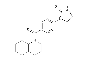 1-[4-(3,4,4a,5,6,7,8,8a-octahydro-2H-quinoline-1-carbonyl)phenyl]-2-imidazolidinone