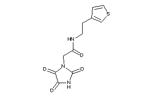 N-[2-(3-thienyl)ethyl]-2-(2,4,5-triketoimidazolidin-1-yl)acetamide