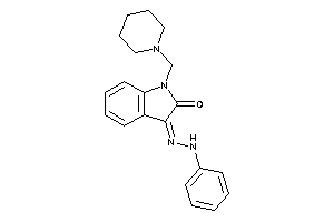 Image of 3-(phenylhydrazono)-1-(piperidinomethyl)oxindole