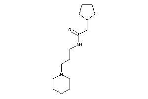 2-cyclopentyl-N-(3-piperidinopropyl)acetamide