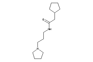 Image of 2-cyclopentyl-N-(3-pyrrolidinopropyl)acetamide