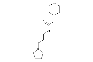 2-cyclohexyl-N-(3-pyrrolidinopropyl)acetamide