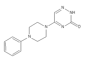 5-(4-phenylpiperazino)-2H-1,2,4-triazin-3-one